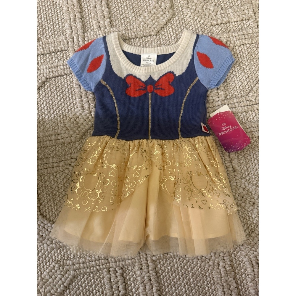 Disney Princess Snow White Sweater & Tutu Dress Size 18mo NEW w/ Tags! Costume